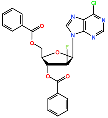 (图片) MC080217 6-Cl-9-(3,5-di-O-Bz-2-deoxy-2-F-arabinofuranosyl)purine